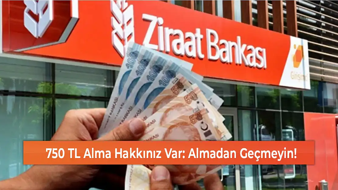 750 TL Alma Hakkınız Var: Almadan Geçmeyin!