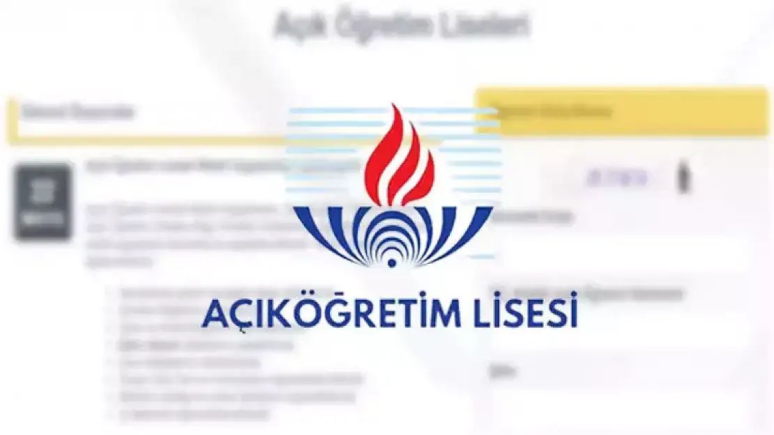 Açıköğretim Lisesi 3. dönem sınav tarihleri ne zaman?