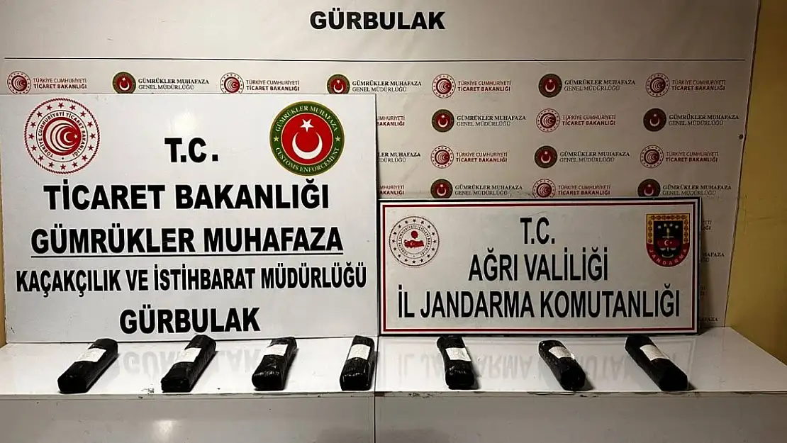 Ağrı'da Gümrükte uyuşturucu ele geçirildi