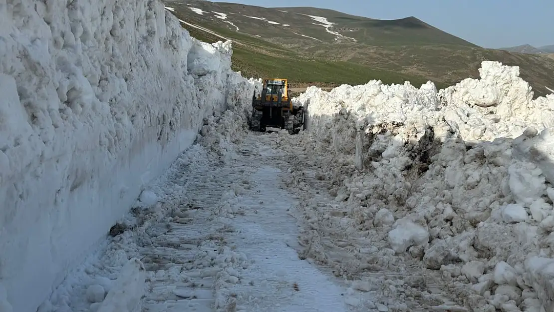 Ağrı'da bahar ayında şaşırtan görüntüler