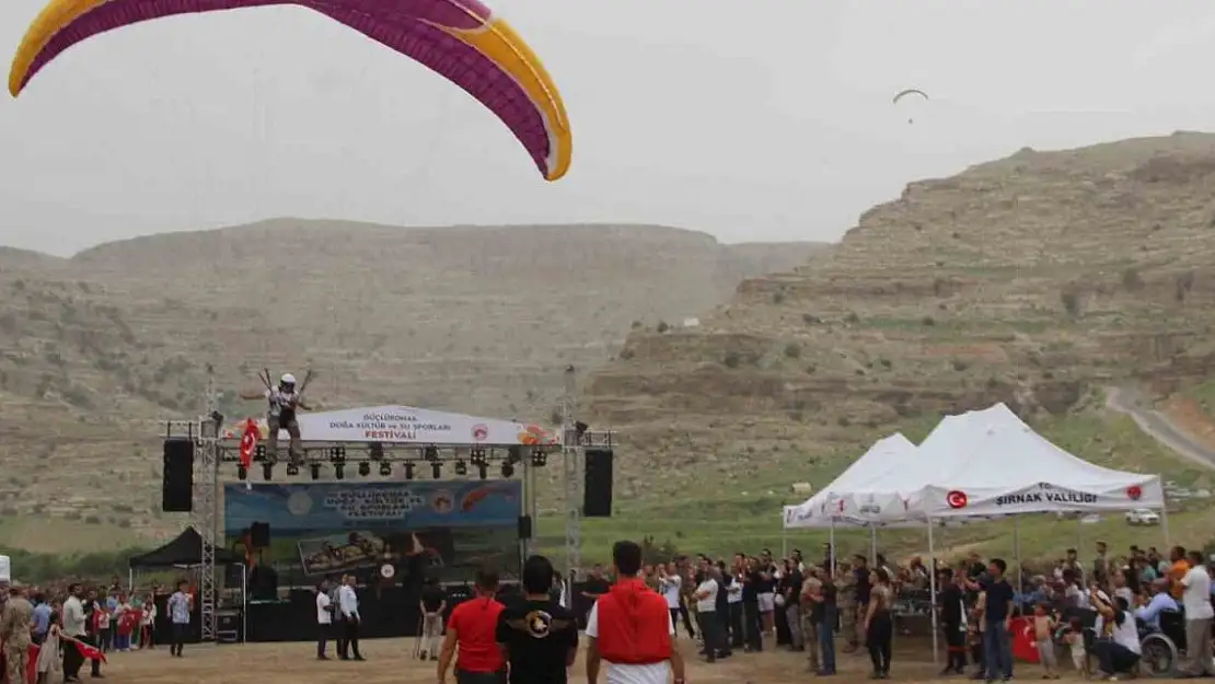 Şırnak'ta 'Güçlükonak Doğa, Kültür ve Su Sporları Festivali' düzenlendi