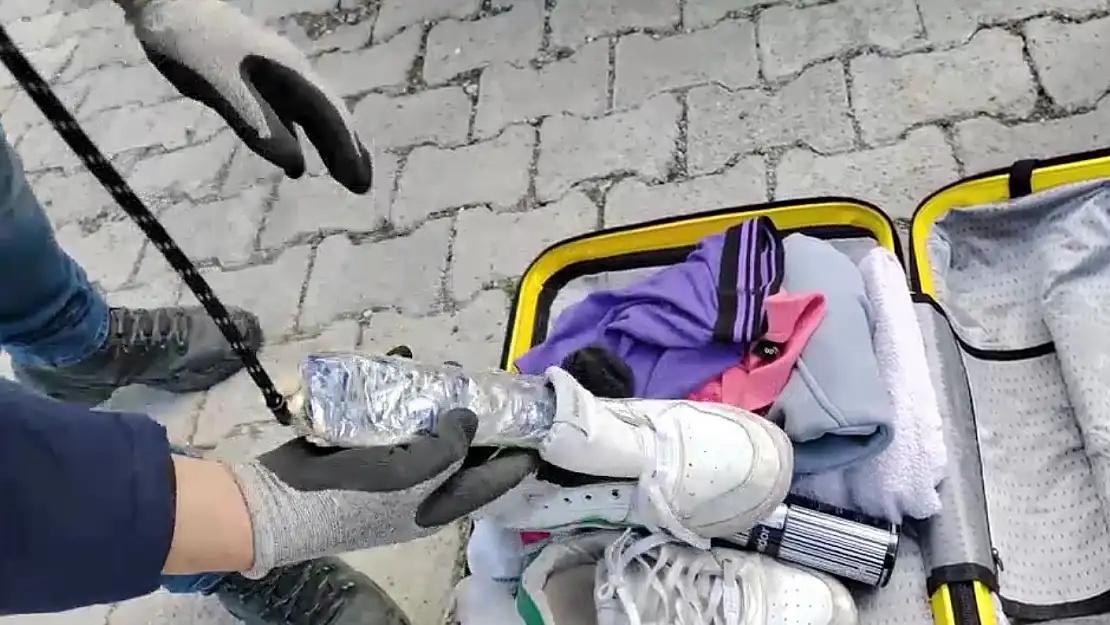 Kars'ta spor ayakkabının içinden bakın ne çıktı?
