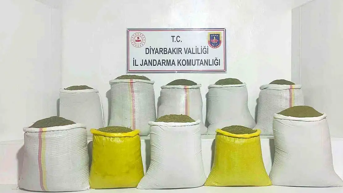 Diyarbakır'da 536 kilo esrar yakalandı