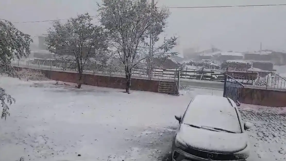 Erzurum'da kar bitmedi