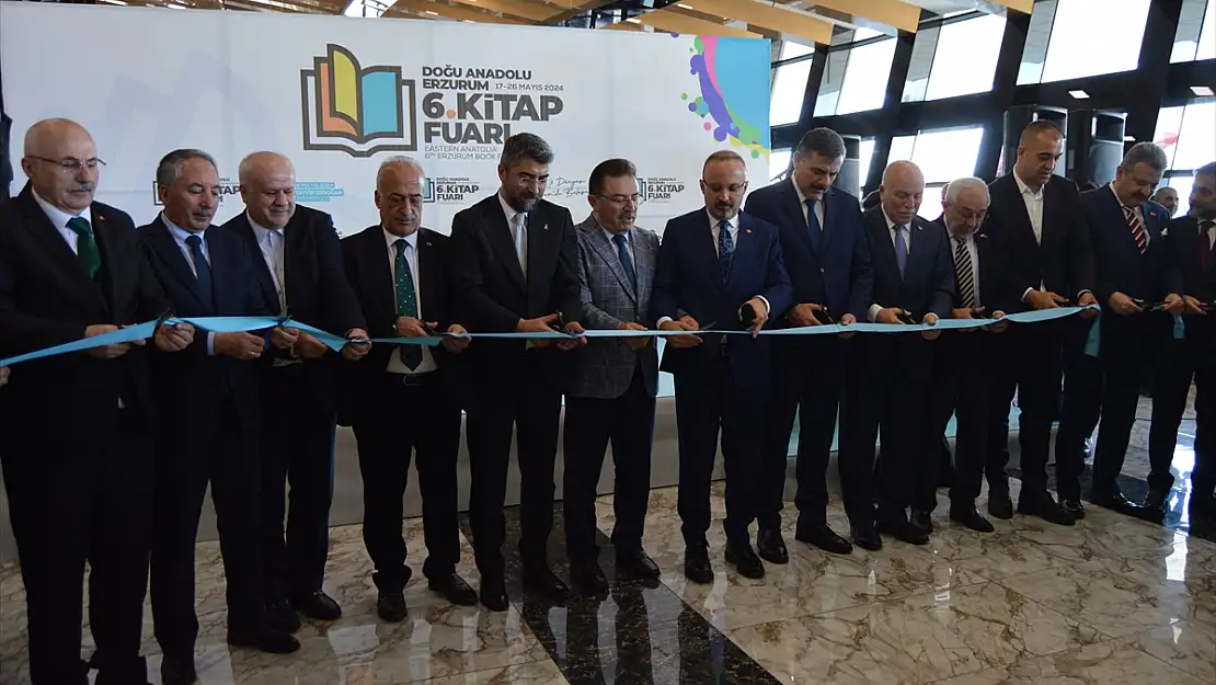 6. Doğu Anadolu Erzurum Kitap Fuarı törenle açıldı