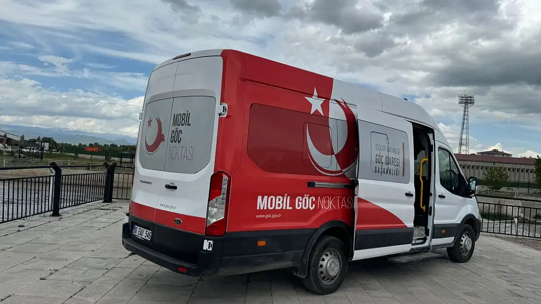 Ağrı'da mobil göç noktası aracı hizmete başladı