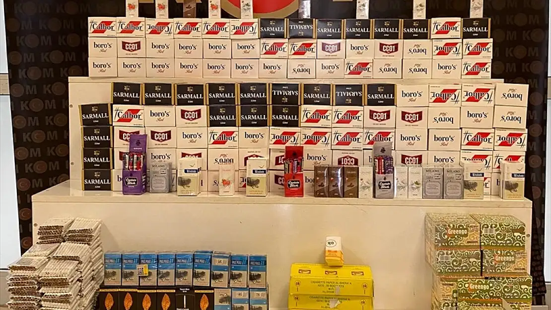 Muş'ta gümrük kaçağı tütün ürünleri ele geçirildi