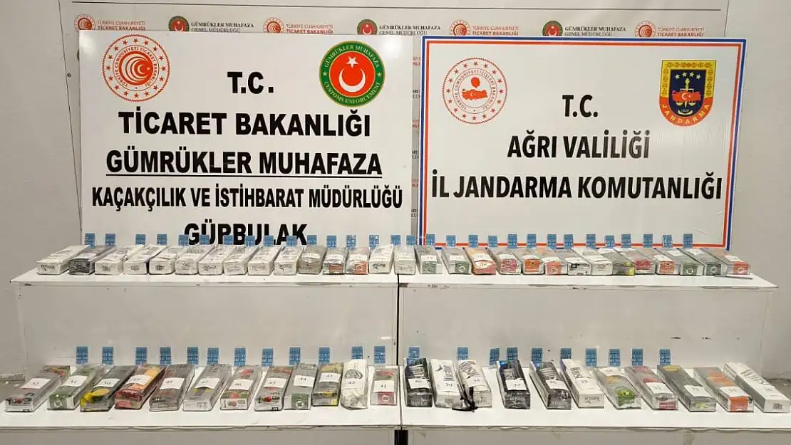 Ağrı'da 38 kilo 700 gram sentetik uyuşturucu ele geçirildi