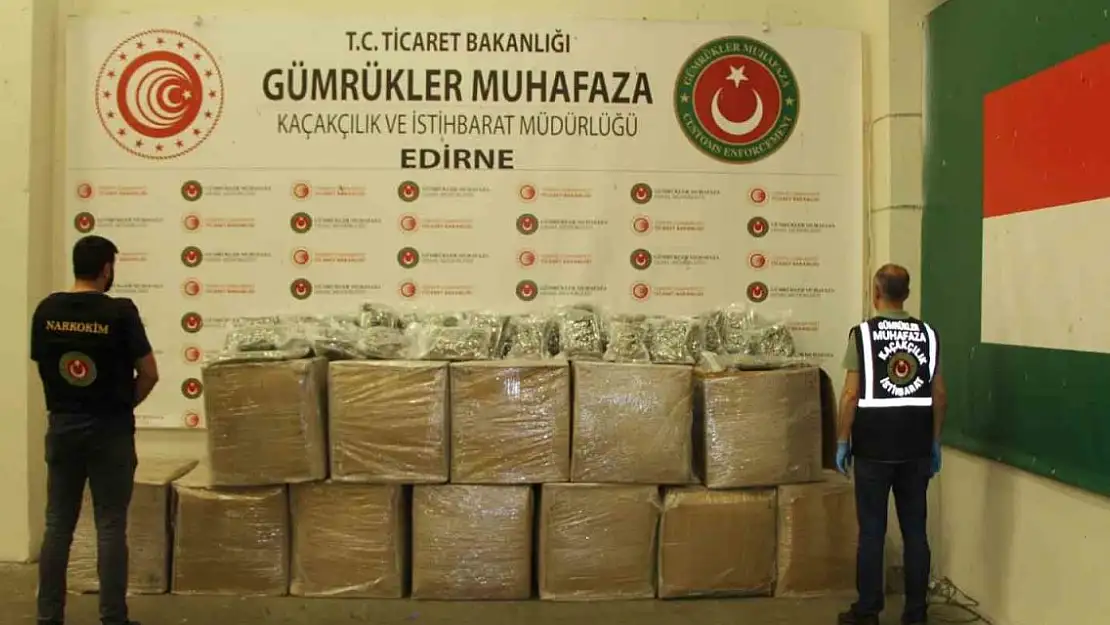 Gümrük Muhafaza ekiplerinden uyuşturucuya operasyon