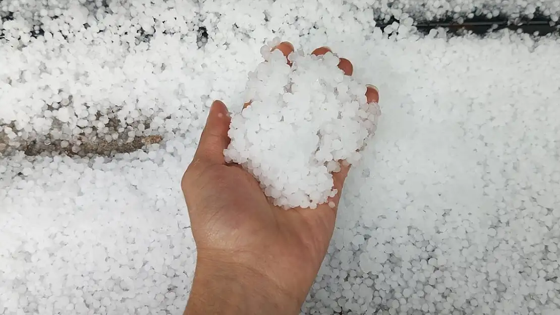 Ağrı'da dolu ve sağanak, Kars'ta ise sağanak etkili oldu