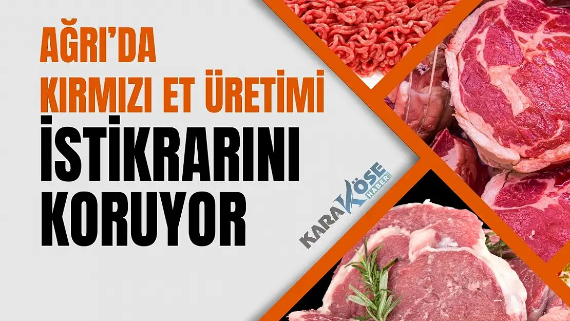 Ağrı'da Kırmızı Et Üretimi İstikrarını Koruyor