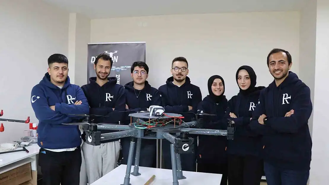 Erzurum'da gençlerin geliştirdiği dronle arama ve kurtarma daha kolaylaşacak