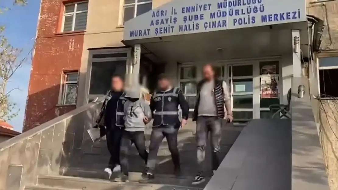 Ağrı'da gaspçı yakalandı