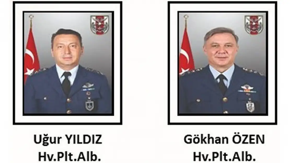 Şehit pilotların kimlikleri belli oldu