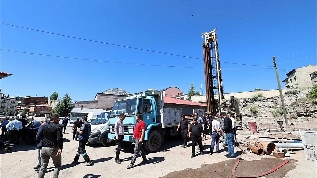 Erzurum'da yeni termal kaynağı için sondaj çalışması başlatıldı
