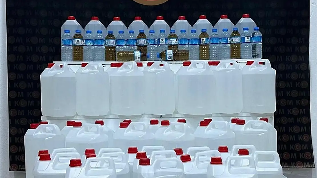 Kars'ta sahte içki operasyonu