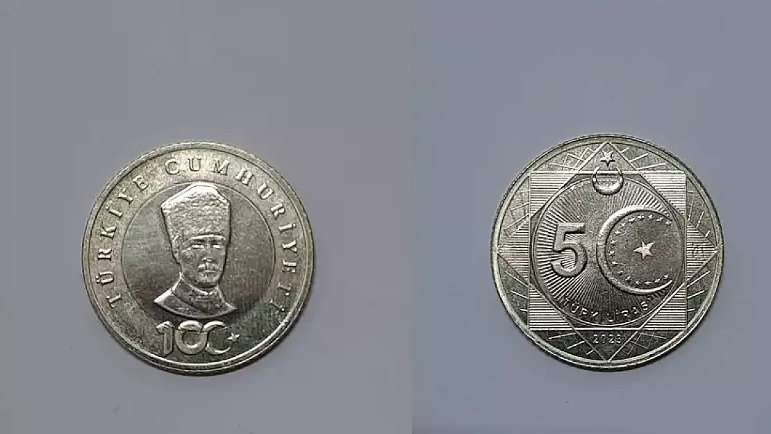 5 TL'lik madeni para tedavüle çıkıyor