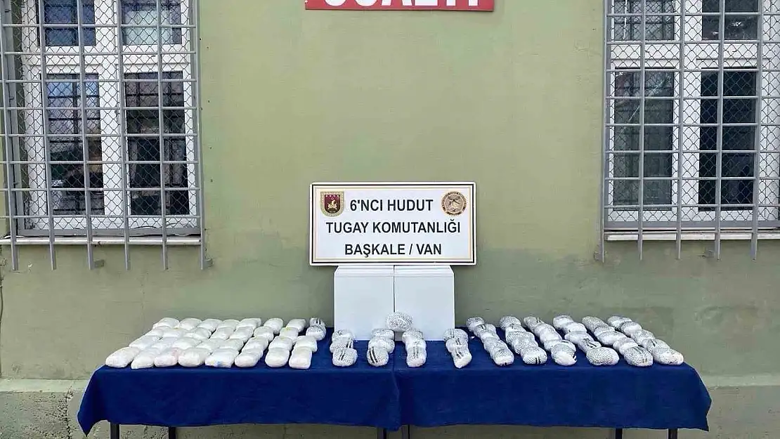 Van'da çok miktarda metamfetamin ele geçirildi