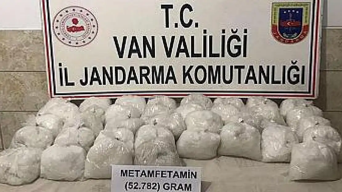 Hudut birlikleri Van'da 38 kilo 500 gram metamfetamin ele geçirdi