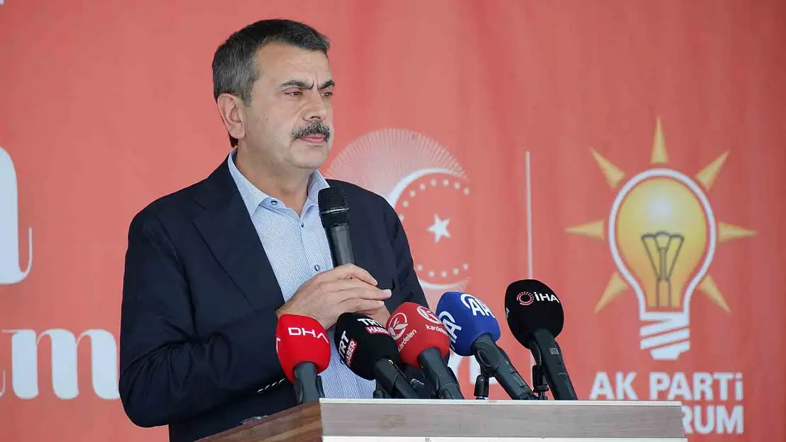 Bakan Tekin Erzurum'da konuştu