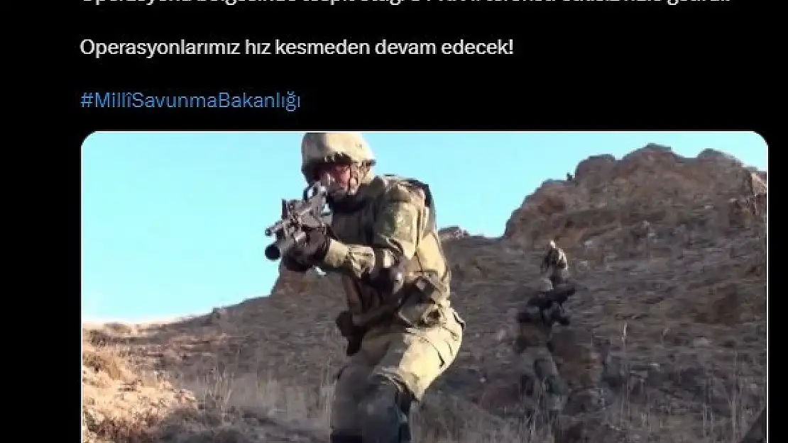 Pençe-Kilit bölgesinde 3 terörist etkisiz hale getirildi