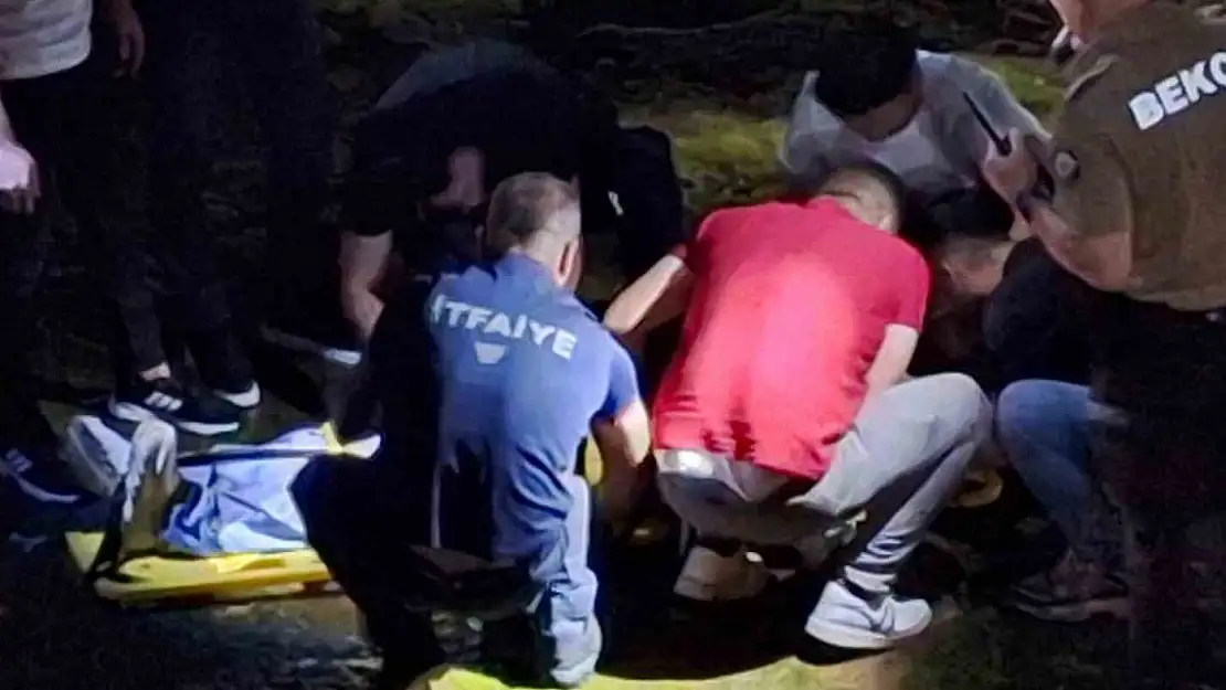 Muş'ta özçekim yapmak isterken dereye düştü