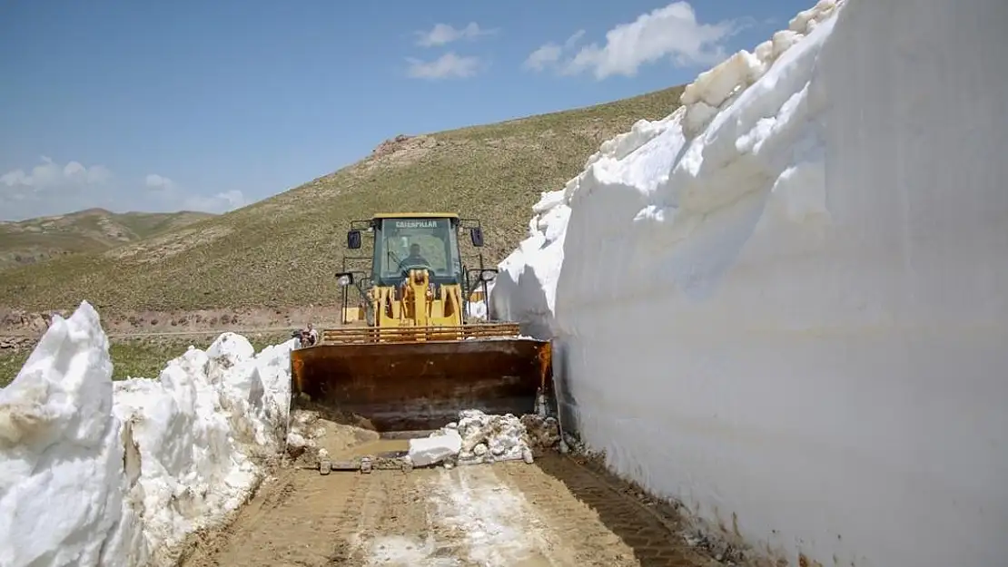 Van'da kar nedeniyle kapalı olan yayla yolları açıldı