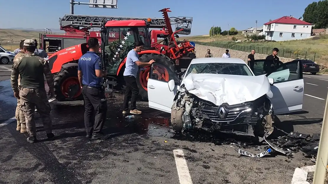 Ağrı'da yine traktör kazası: 3 yaralı