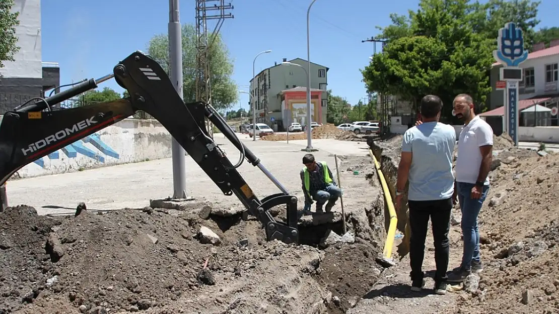 Muş'ta doğal gaz çalışmaları sürüyor