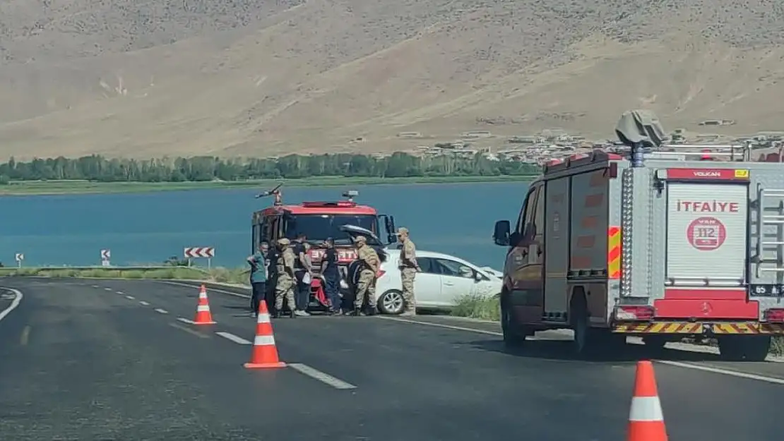 Van'da trafik kazası: 2 yaralı