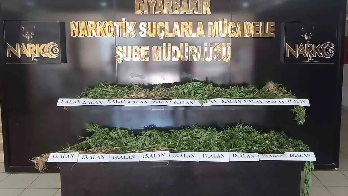 Diyarbakır'da dev uyuşturucu operasyonu: Kilolarca uyuşturucu ele geçirildi
