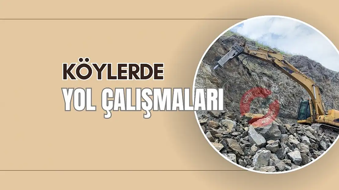 Köylerde yol çalışmaları başladı