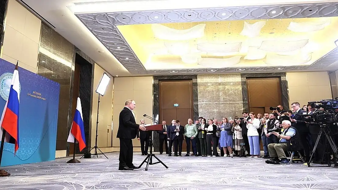 Putin: 'Cumhurbaşkanı Erdoğan'ın siyasi iradesi uluslararası barışa katkı sunuyor'