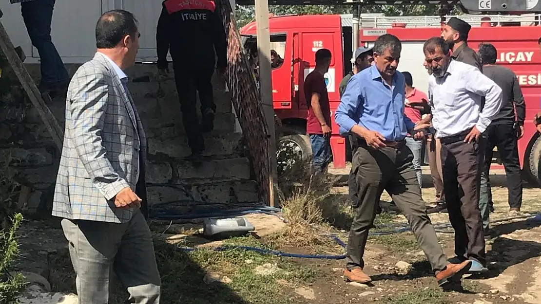 Taşlıçay'da piknik tüpü patladı