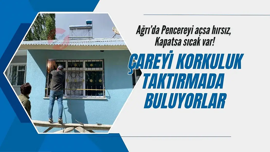 Çareyi Korkuluk taktırmada buluyorlar