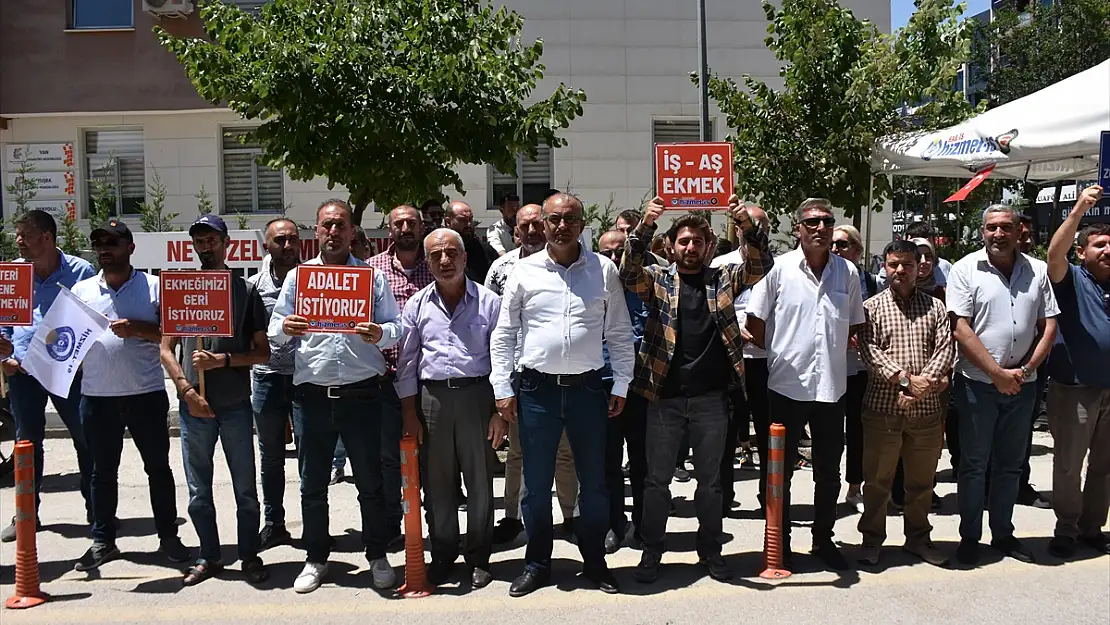 Van'da işten çıkarılan belediye işçilerinin 3 aydır eylemi sürüyor