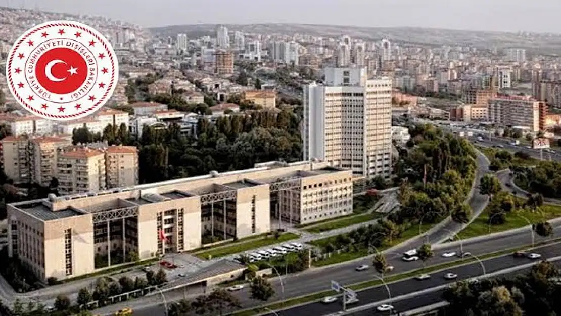 Dışişleri Bakanlığı'ndan İsrail Dışişleri Bakanına tepki
