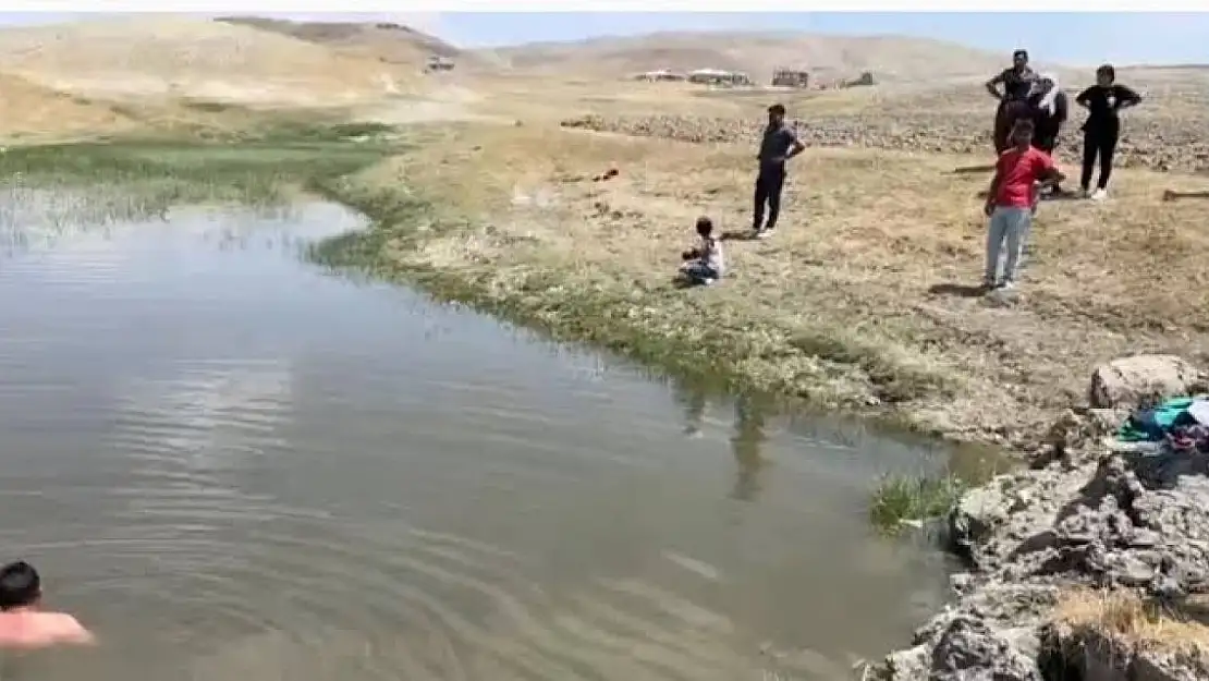 Van'da serinlemek için gölete giren 15 yaşındaki çocuk boğuldu