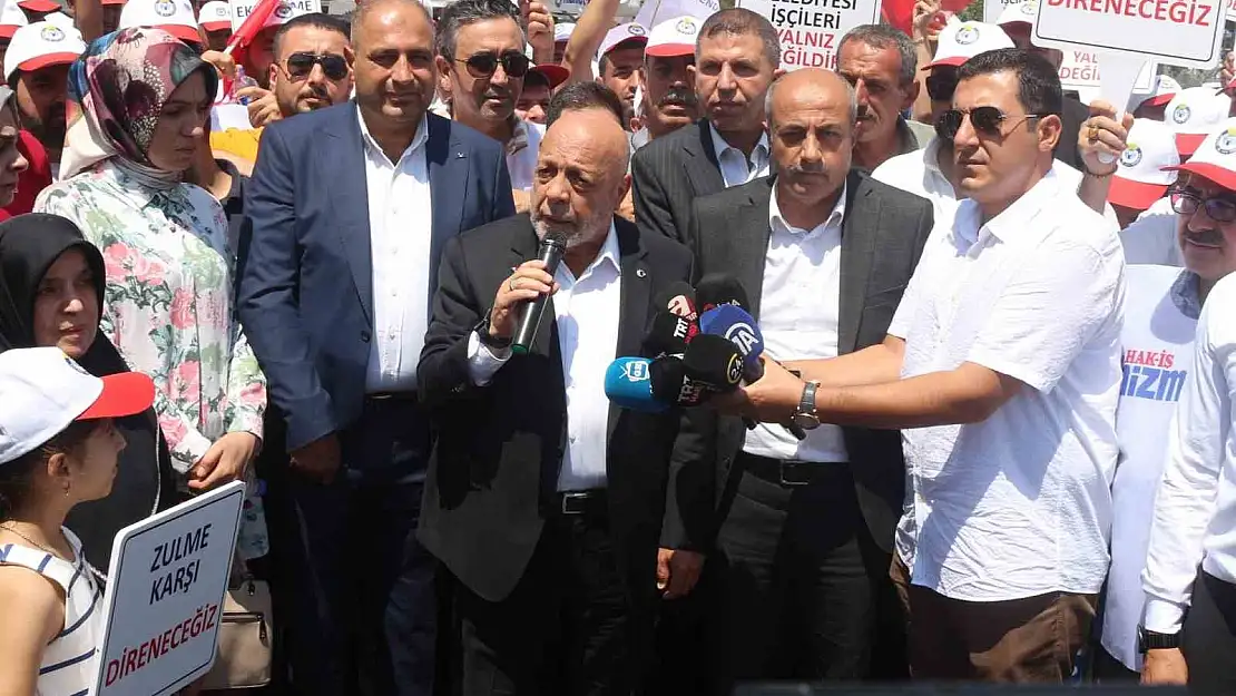 HAK-İŞ Genel Başkanı Arslan'dan, Diyarbakır'da işten çıkarılan işçilere destek