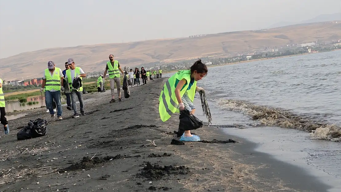 Van Gölü sahili çöplerden arındırıldı