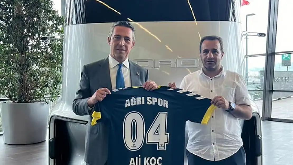 Fenerbahçe Başkanı Koç, Ağrı heyetini ağırladı