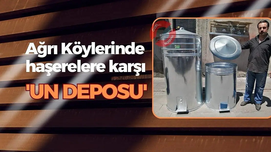 Ağrı'nın Köylerinde Haşerelere Karşı 'Un Deposu'