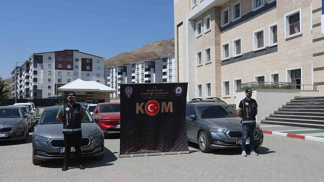 Bitlis'te sahte rapor operasyonu: Araçlara el konuldu