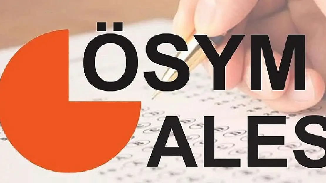 ALES/2 pazar günü yapılacak