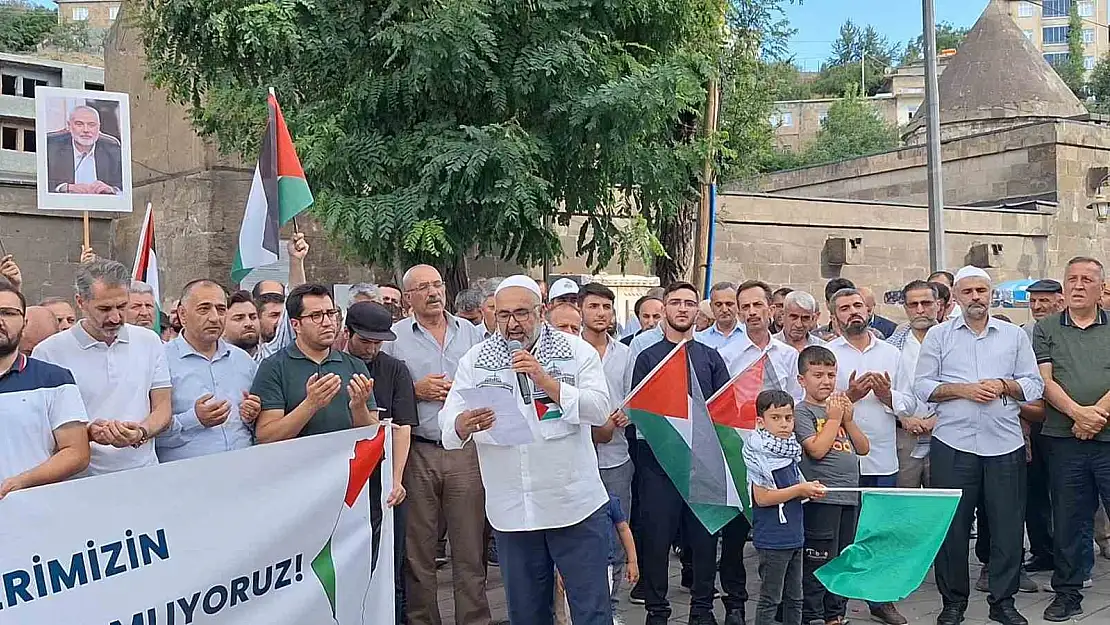 Bitlis'te Haniye için gıyabi cenaze namazı kılındı