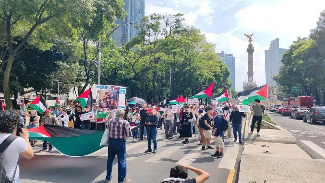 Meksikalılardan İsrail protestosu