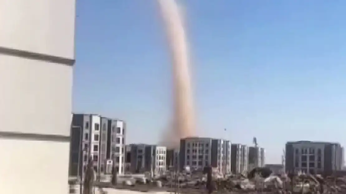 Diyarbakır'da hortum paniği