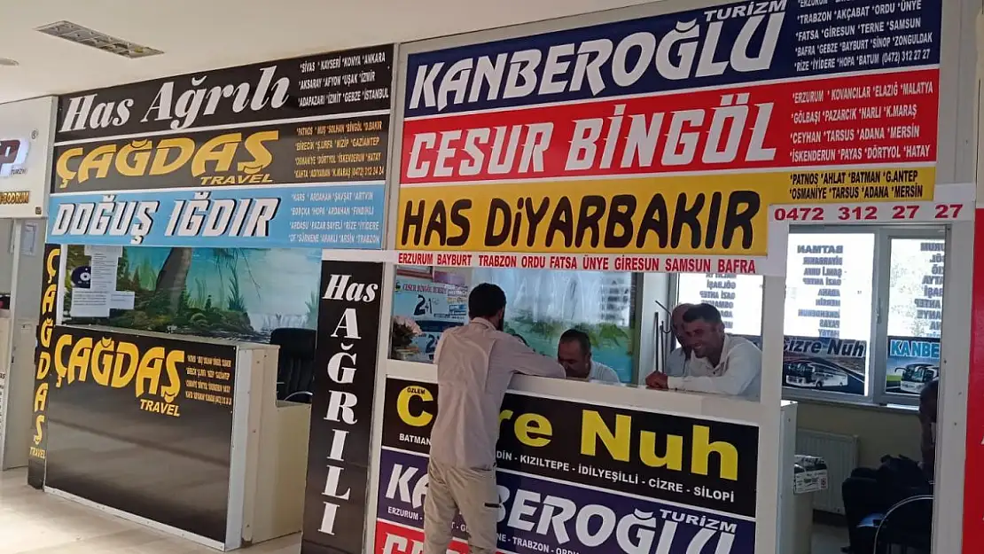 Doğubayazıt Otogarı'nda Taşımacılık Krizi