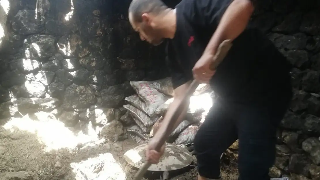 Tandır yangını faciaya dönüşüyordu