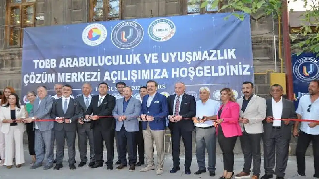 TOBB Başkanı Hisarcıklıoğlu, Kars TSO Arabuluculuk ve Uyuşmazlık Çözüm Merkezinin açılışını yaptı
